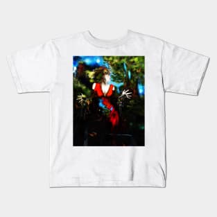 Red Forest FIGURE ADDITION PRINT. Kids T-Shirt